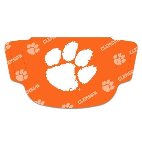 WinCraft NCAA Clemson Tigers Unisex Fan Gear Face Mask, Team Colors, One Size