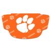 WinCraft NCAA Clemson Tigers Unisex Fan Gear Face Mask, Team Colors, One Size view 1