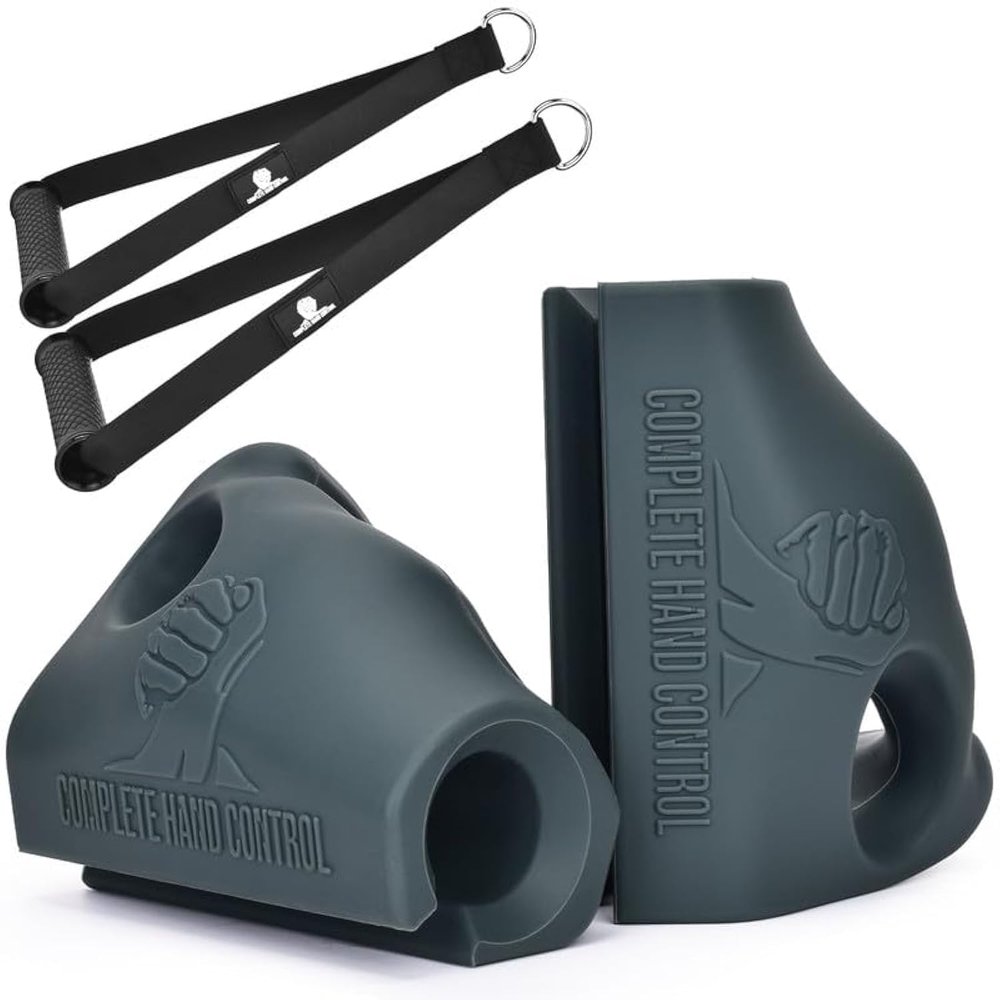 Complete Hand Control: Arm Wrestling Training Handle - Pair of Hand Shaped Grips with Custom Handles Included - Arm Wrestling Training Equipment