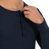 Fruit of The Loom Men's Recycled Waffle Thermal Underwear Henley Top, Navy, 4X-Large view 3