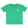 Daxton Adult Unisex Green Tshirt Custom Sports Team Numbers, Number 5, Size S view 4