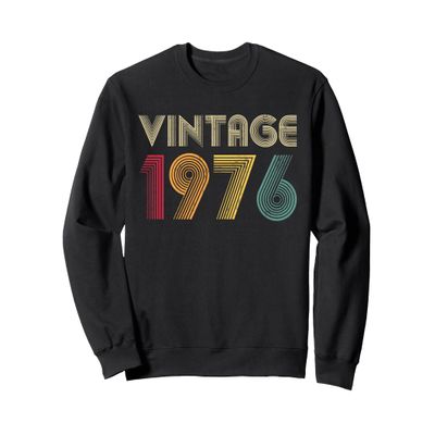 49th Birthday Vintage 1976 Men Women 49 Years Old Retro Sweatshirt
