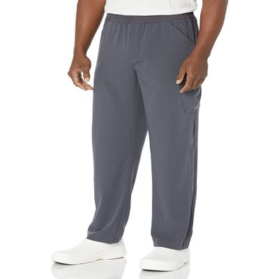 WonderWink AERO Men's Cargo Scrub Pant, Pewter, 4XL