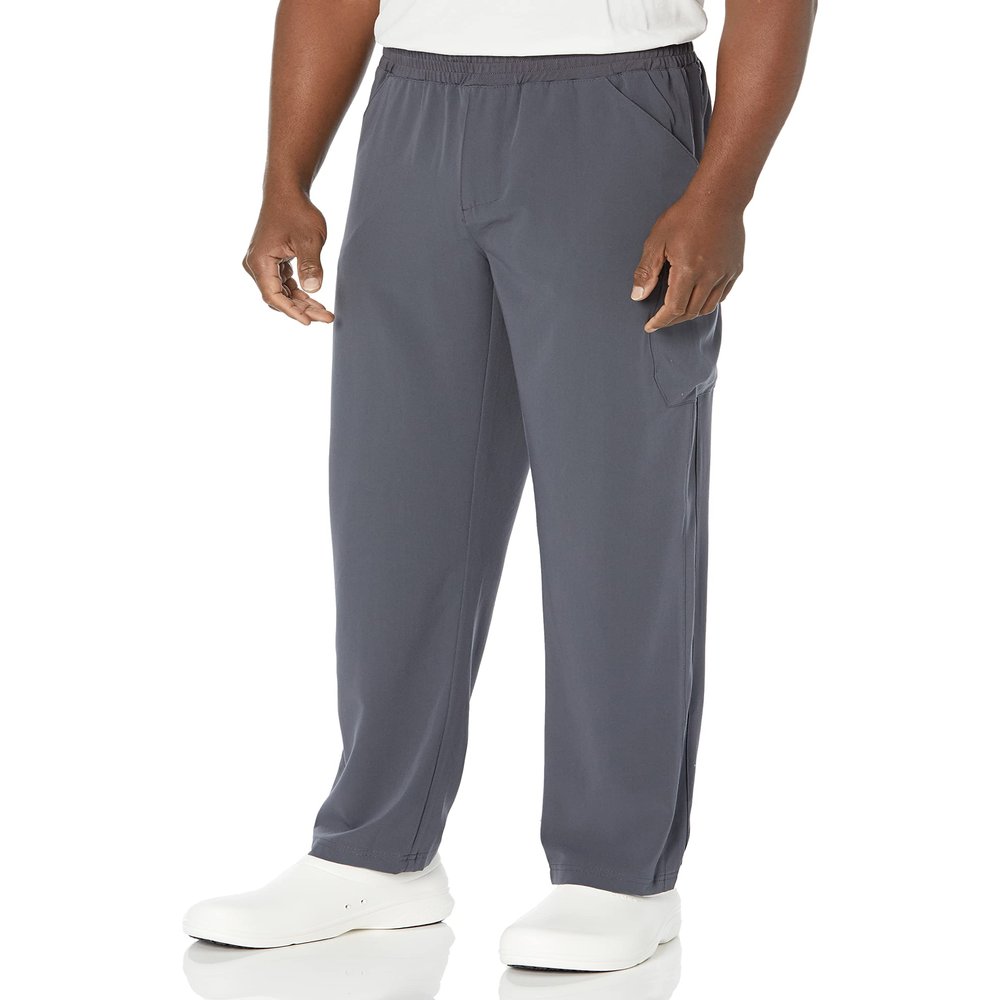 WonderWink AERO Men's Cargo Scrub Pant, Pewter, 4XL