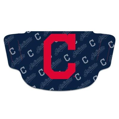 Wincraft MLB Cleveland Indians Unisex Fan Gear Face Mask, Team Colors, One Size