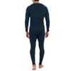 Fruit of The Loom Men's Recycled Waffle Thermal Underwear Set (Top and Bottom), Navy, Large view 2