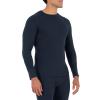 Fruit of The Loom Men's Recycled Waffle Thermal Underwear Crew Top, Navy, 5X-Large view 4