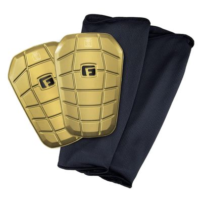 G-Form Pro-S Blade Soccer Shin Guards - Adult Shin Guards - Shin Guards for Protection - 24K Gold, XL