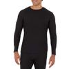 Fruit of The Loom Men's 2-Pack Recycled Waffle Thermal Underwear Crew Top, Black/Navy, X-Large view 2