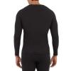 Fruit of The Loom Men's Recycled Waffle Thermal Underwear Crew Top (1 and 2 Packs), XX-Large, Black/Greystone Heather view 3