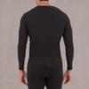 Fruit of The Loom Men's Recycled Waffle Thermal Underwear Crew Top (1 and 2 Packs), XX-Large, Black/Greystone Heather view 4