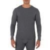 Fruit of the Loom Men's Recycled Waffle Thermal Underwear Crew Top, Greystone Heather, Medium view 1