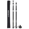 REDCAMP Aluminum Adjustable Camping Tarp Poles, Set of 2, 33.3in to 98.4in Telescoping Lightweight Tent Poles for Shelter, Hammock Rain Fly, Awning view 1