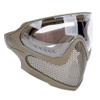 ATAIRSOFT 2 Modes Airsoft Mask Full Face Tactical Safety Protective Mask Anti-Fog Goggles Set with 3 Interchangable Lens (Coyote Brown) view 2