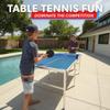 GoSports 6 ft x 3 ft Mid-Size Table Tennis Game Set - Indoor/Outdoor Portable Table Tennis Game with Net, 2 Table Tennis Paddles and 4 Balls view 2