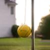 STERLING Sunnywood Sports Heavy Duty Tetherball Set for Outdoor Backyard with Ball, Rope and Pole 10-1/2' Height view 1