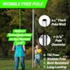 STERLING Sunnywood Sports Heavy Duty Tetherball Set for Outdoor Backyard with Ball, Rope and Pole 10-1/2' Height view 2