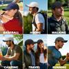 Croogo UPF 50+ Sun Hats for Men Women Quick Dry Baseball Cap Lightweight Outdoor Sports Hat UV Protection Hat,Blue-CP13 view 4