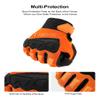 INBIKE Mountain Bike Gloves for Men Knuckle Guard Padded Men's Cycling Gloves Breathable for MTB Motocross Racing Dirtbike view 3