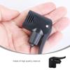 3PCS Replacement Double Pump Head Air Pump Double Head Nozzle Inflator Adapter Valve for Bike Camping (Black) view 3