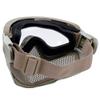 ATAIRSOFT 2 Modes Airsoft Mask Full Face Tactical Safety Protective Mask Anti-Fog Goggles Set with 3 Interchangable Lens (Camouflage) view 2