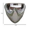 ATAIRSOFT 2 Modes Airsoft Mask Full Face Tactical Safety Protective Mask Anti-Fog Goggles Set with 3 Interchangable Lens (Camouflage) view 4