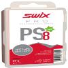 Swix PRO Speed Wax - PS8 Red 25 to 39 Degrees Fahrenheit - 60g Bar - Fluoro Free - Ski or Snowboard view 1