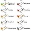 Crappie Jig Heads Kit With Underspin Spinner Blade, Lures and Jigs for Fishing - 30 & 50 Pack, 1/8, 1/16, 1/32 oz view 3