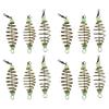 BESPORTBLE 12pcs Spring Fishing Feeder Luminous Fishing Cage Feeder Carp rucian Bream Fishing Tackle Fishing Accessories view 1