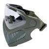 ATAIRSOFT 2 Modes Airsoft Mask Full Face Tactical Safety Protective Mask Anti-Fog Goggles Set with 3 Interchangable Lens (OD Green) view 3