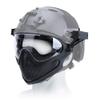 ATAIRSOFT 2 Modes Airsoft Mask Full Face Tactical Safety Protective Mask Anti-Fog Goggles Set with 3 Interchangable Lens (Black) view 4