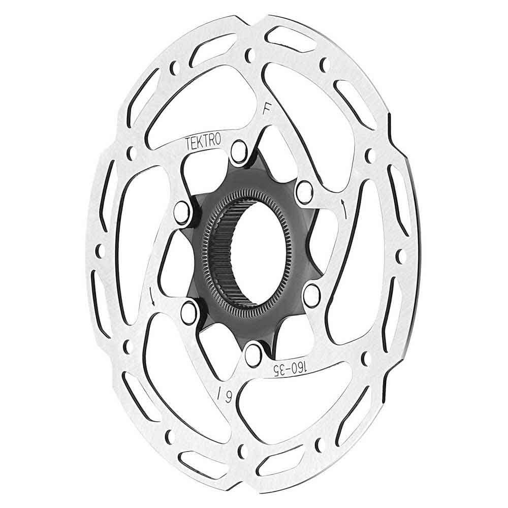 Tektro TR203-35 Disc Brake Rotor - 203mm, Center-Lock, Silver