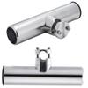 ITYAGUY 316 Stainless Steel Fishing Rod Holder Mirror Polish Marine Adjustable Fishing Rod Holder Boat Hardware for 7/8'' to 1'' Rails 2 pcs view 1