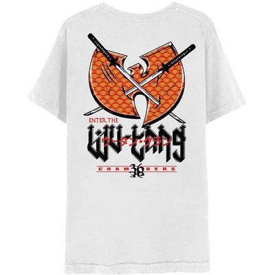 Wu-Tang Clan T Shirt Swords Logo Official Unisex White Size L