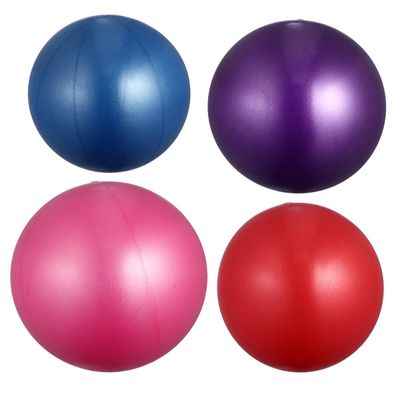 BESPORTBLE 4PCS Yoga Exercise Ball Non-Slip Inflatable Exercise Ball Anti-Burst Ball for Home Gym Balance Stability Pilates 15-35CM(Red+Pink+Blue+)