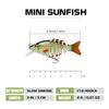 TRUSCEND Easy Catch Warrior SwimMax with BKK Hooks, Magic Noisy Wiggling and Vibrating Actions for More Bites, Lifelike Fishing Lures for Crappie Bass Trout, Strongest Dyneema Fiber Jointed Swimbaits view 2