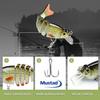 TRUSCEND Easy Catch Warrior SwimMax with BKK Hooks, Magic Noisy Wiggling and Vibrating Actions for More Bites, Lifelike Fishing Lures for Crappie Bass Trout, Strongest Dyneema Fiber Jointed Swimbaits view 4