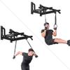 Wall Mount Pull Up Bar, Heavy Duty Steel Joist Mount Chin Up Bar, Pull-Up Bar With Wood Mount and Wall Mount Screws view 3
