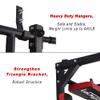 Multifunctional Wall Mounted Pull Up Bar, Heavy Duty Steel Chin Up Bar,Dip Station for Indoor Workout view 4