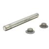Valmar Boat Roller Shaft Kit 80852 | 5/8 x 5 1/4 Inch Zinc Plated Steel view 1