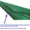 Go Hammock 2.0-11' Long for Max Comfort, w/Ridgeline, Rapid Deployment Bag, Carabiners & Fabric Tensioners (Forest Green) view 2