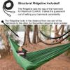 Go Hammock 2.0-11' Long for Max Comfort, w/Ridgeline, Rapid Deployment Bag, Carabiners & Fabric Tensioners (Forest Green) view 4
