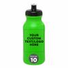 DISCOUNT PROMOS Custom 20 oz. Water Bottles with Push Cap Set of 10, Personalized Bulk Pack - Perfect for Gym, Hiking, Camping, Outdoor Sports - Neon Green view 1