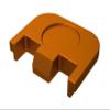 Rowe Tactical Rear Slide Cover Plate for Glock Gen 1-5 - Copper No Step On Snek - for Glock G17 G19 G21 G22 G23 G24 G26 G27 G29 G30 G31 G32 G33 G34 G35 G36 G37 G38 G39 G40 G41 G45 view 3