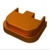 Rowe Tactical Rear Slide Cover Plate for Glock Gen 1-5 - Copper No Step On Snek - for Glock G17 G19 G21 G22 G23 G24 G26 G27 G29 G30 G31 G32 G33 G34 G35 G36 G37 G38 G39 G40 G41 G45 view 4