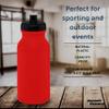 DISCOUNT PROMOS 20 oz. Water Bottles with Push Cap Set of 10, Bulk Pack - Perfect for Gym, Hiking, Camping, Outdoor Sports - Red view 4