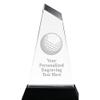 Crown Awards Golf Ball Personalized Award, 8" H Golf Engraved Emperor Acrylic Trophy view 1