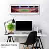 Ohio State Football, Band Script - 40.25x13.75-inch Standard Framed Print by Blakeway Panoramas view 3