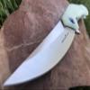TACTICAL GEARZ Pocket Folding Knife for EDC, D2 Steel Blade, Solid G10 Handle, Includes Sheath (Triton Ice) view 2