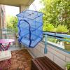 Garneck Hanging Drying Dry Rack Net Folded Fishing Net Trap for for Buds Hydroponic Plants Shrimp Carp Crayfish Crab 66X35X35cm view 2